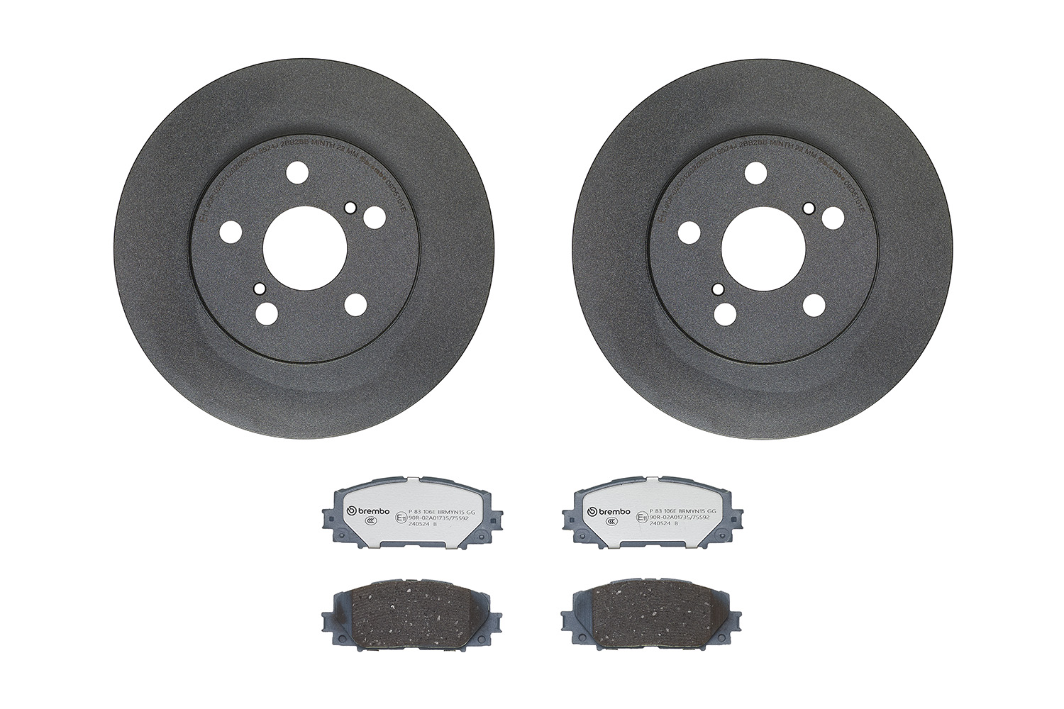Brembo Remmenset, remschijf KT 08 065