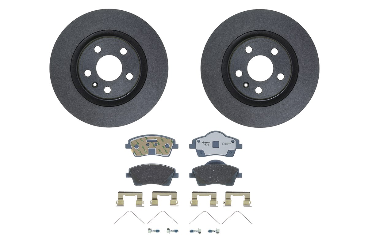 Brembo Remmenset, remschijf KT 08 073