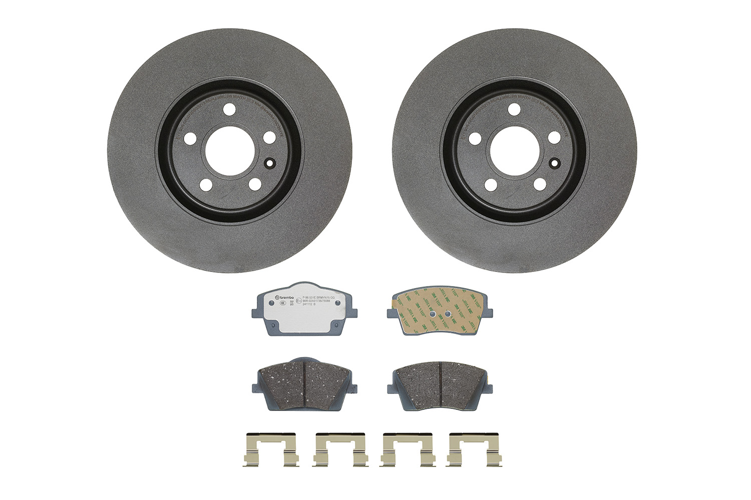 Brembo Remmenset, remschijf KT 08 074