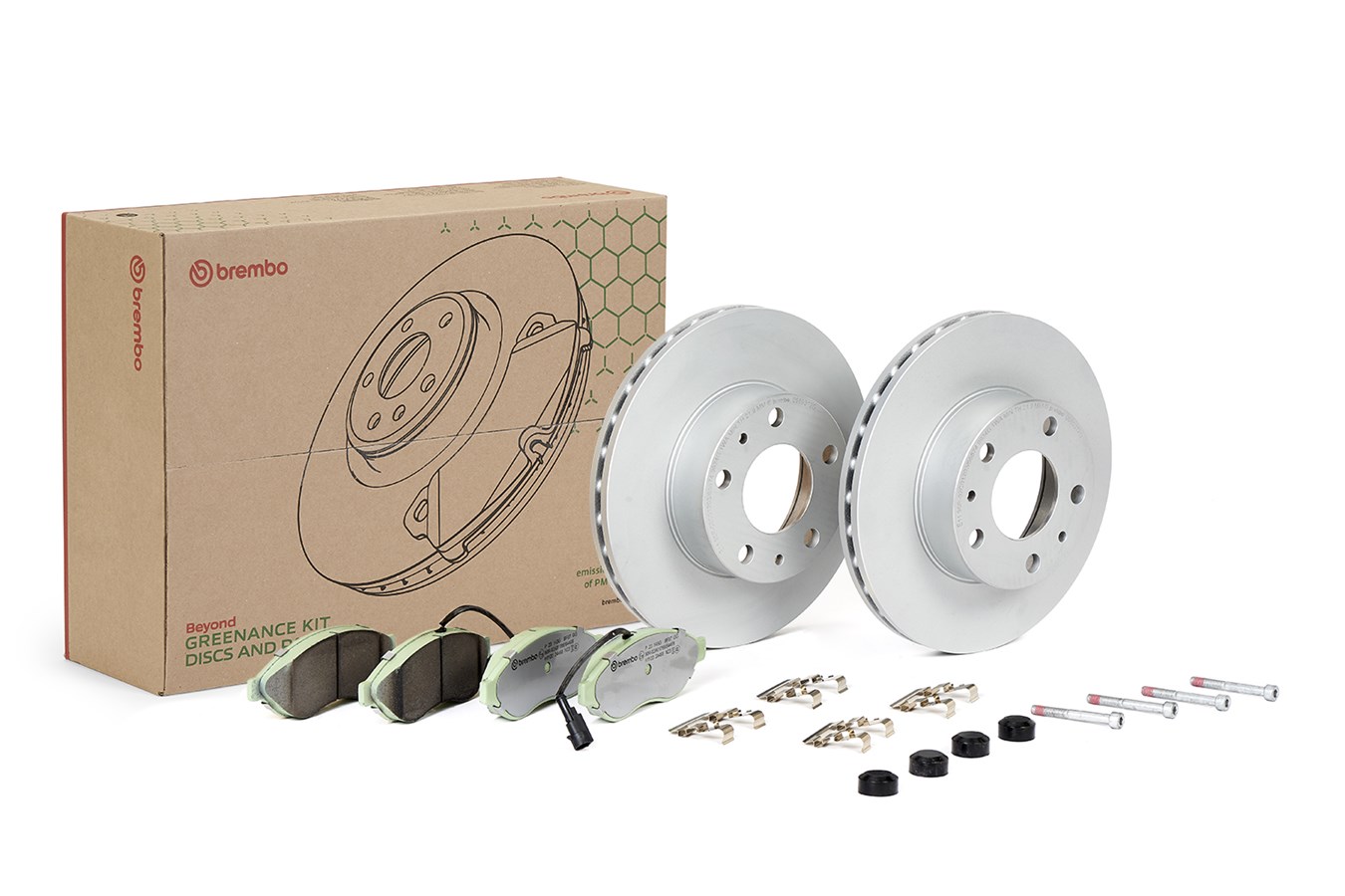 Remmenset, remschijf Brembo KT 10 001