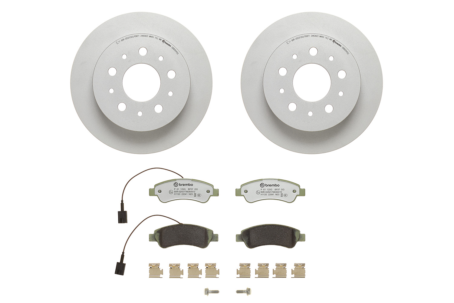Brembo Remmenset, remschijf KT 10 005
