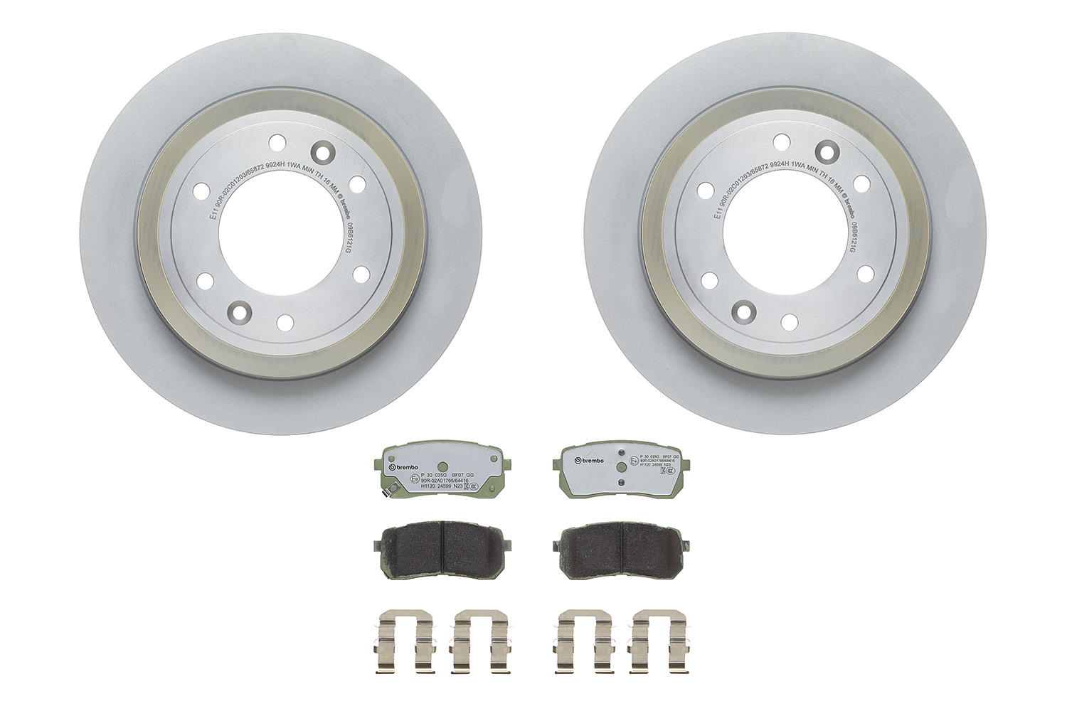 Brembo Remmenset, remschijf KT 10 020