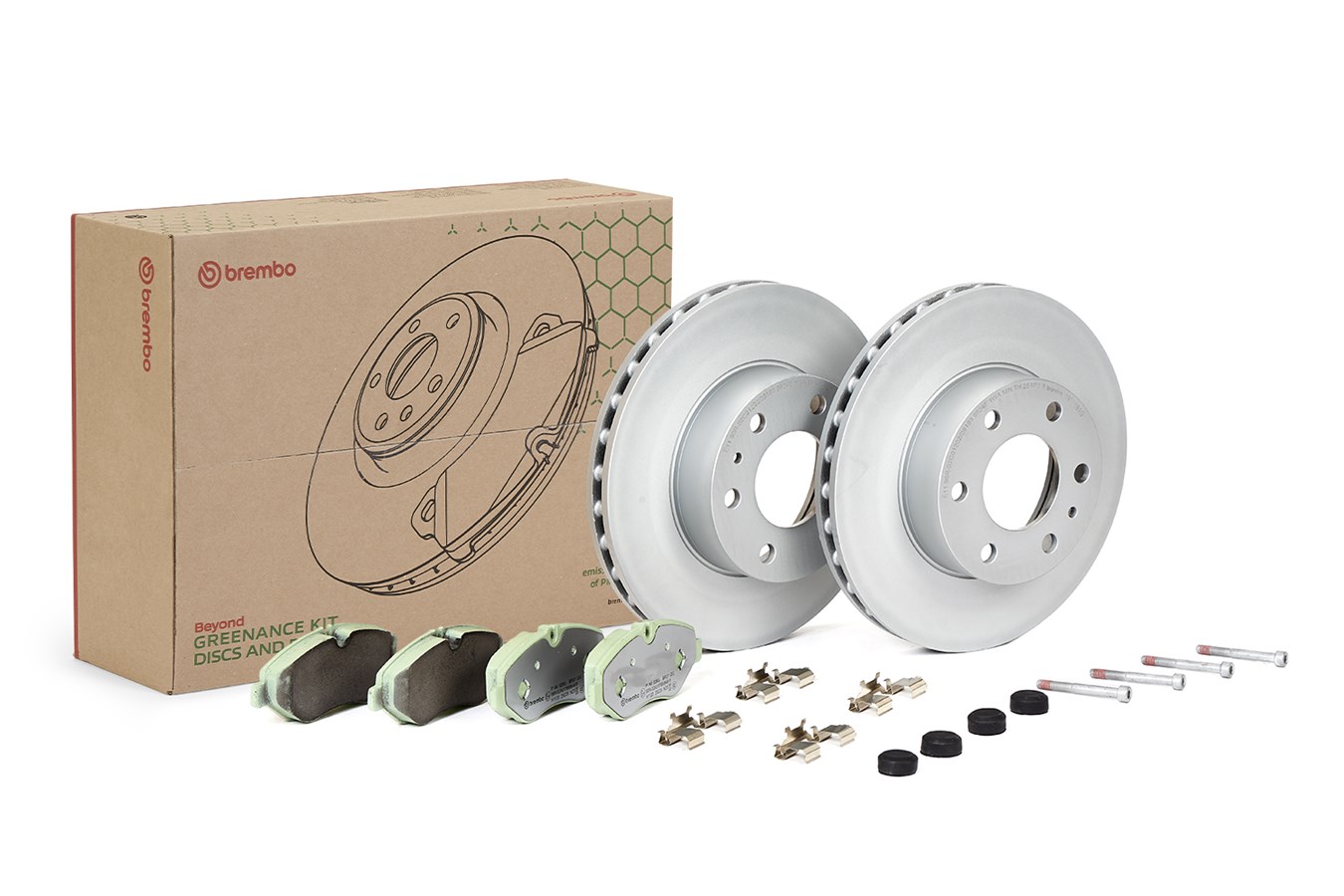 Remmenset, remschijf Brembo KT 10 021
