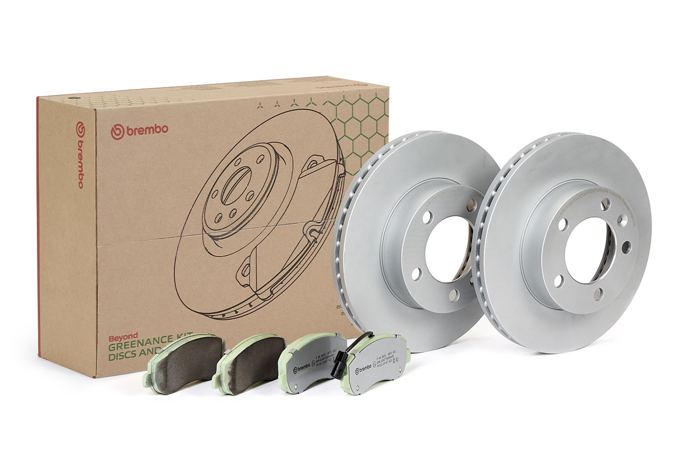 Remmenset, remschijf Brembo KT 10 034