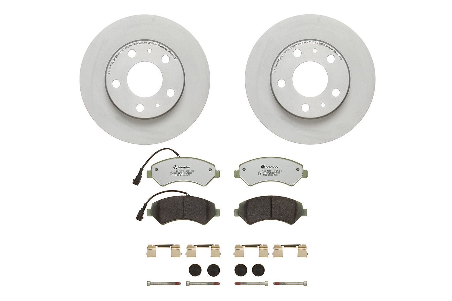 Brembo Remmenset, remschijf KT 10 047