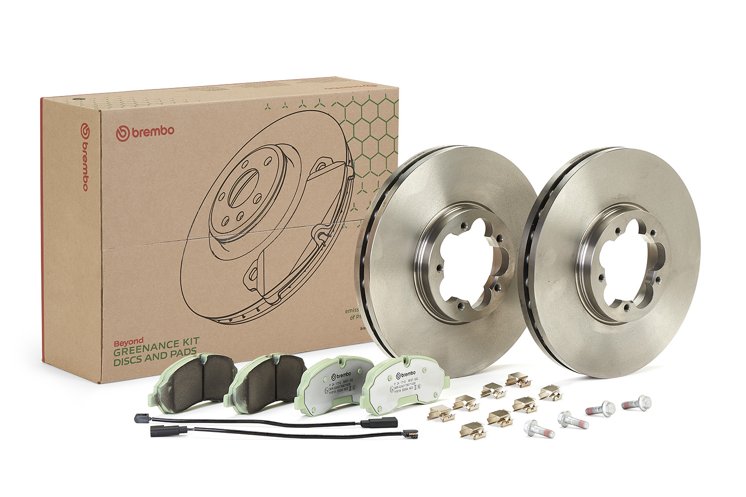 Remmenset, remschijf Brembo KT 10 059