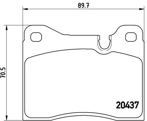 Brembo Remblokset P 06 002