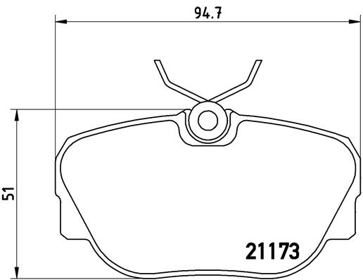 Brembo Remblokset P 06 010