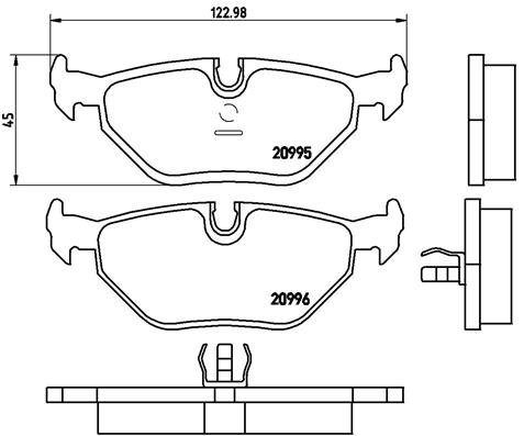 Brembo Remblokset P 06 011