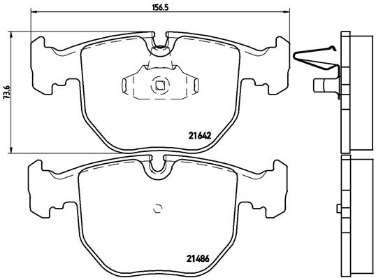 Brembo Remblokset P 06 021