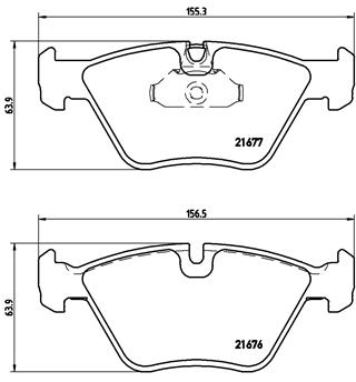 Remblokset Brembo P 06 022