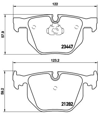 Brembo Remblokset P 06 029