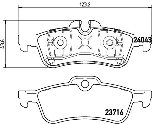 Brembo Remblokset P 06 032