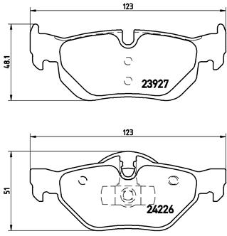 Brembo Remblokset P 06 038