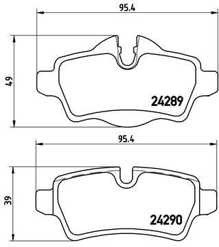 Brembo Remblokset P 06 052X