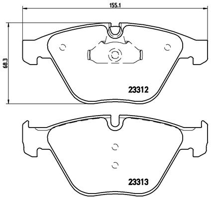 Remblokset Brembo P 06 054X