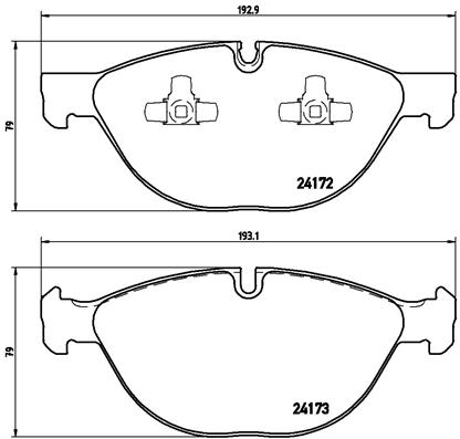 Brembo Remblokset P 06 058