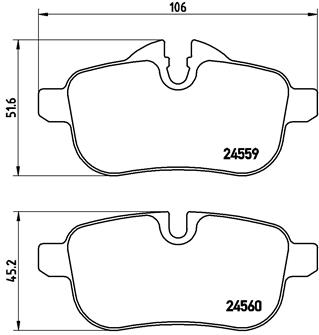 Brembo Remblokset P 06 062