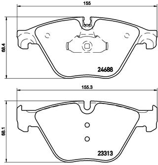 Remblokset Brembo P 06 074