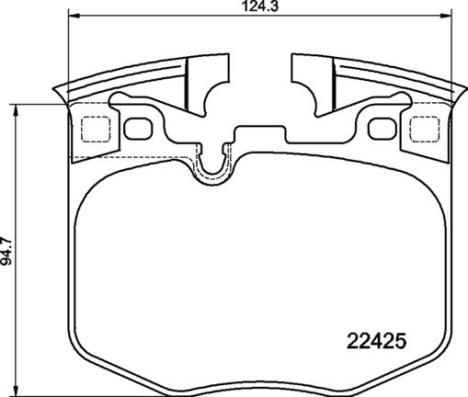 Brembo Remblokset P 06 099