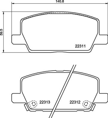 Brembo Remblokset P 07 012