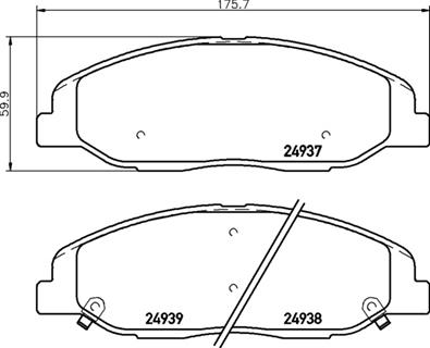 Brembo Remblokset P 09 016