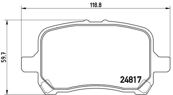 Brembo Remblokset P 10 014