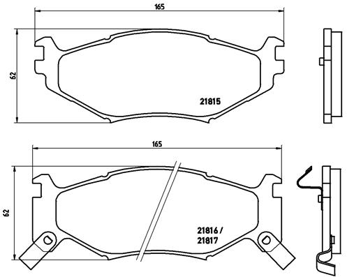 Brembo Remblokset P 11 007