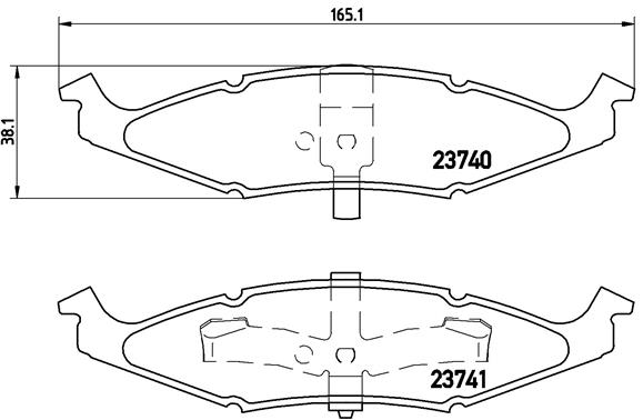 Brembo Remblokset P 11 009