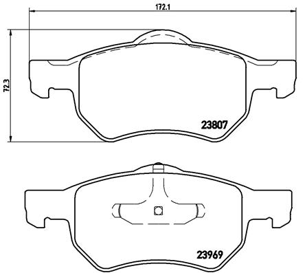 Brembo Remblokset P 11 013