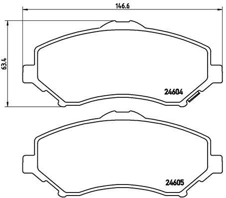 Brembo Remblokset P 11 025