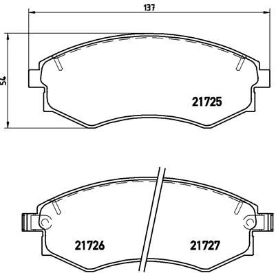 Brembo Remblokset P 15 011