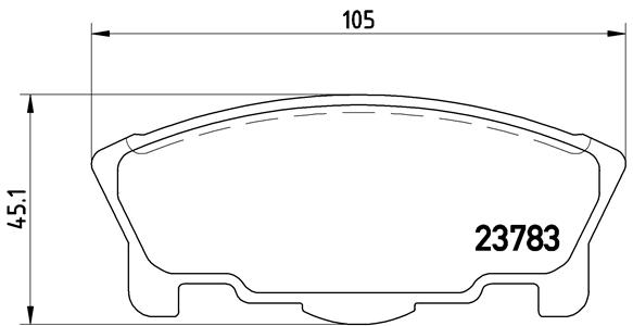 Brembo Remblokset P 16 014