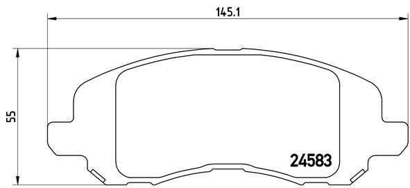 Brembo Remblokset P 18 001