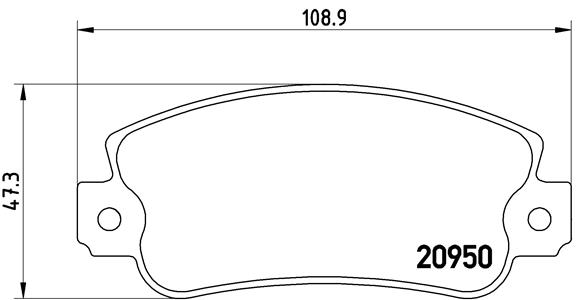 Brembo Remblokset P 23 021