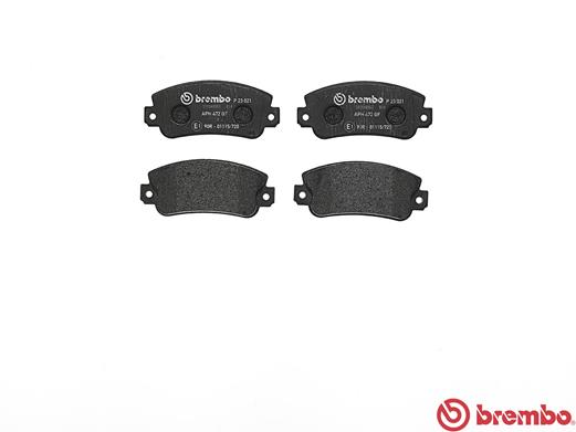 Brembo Remblokset P 23 021