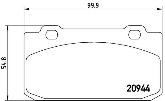 Remblokset Brembo P 23 027