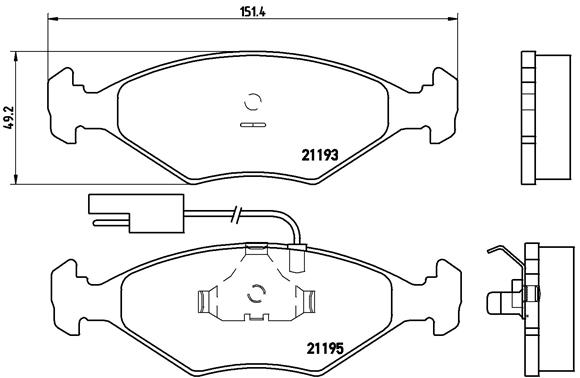 Remblokset Brembo P 23 039