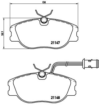 Brembo Remblokset P 23 041