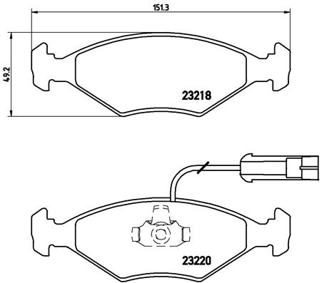 Brembo Remblokset P 23 056