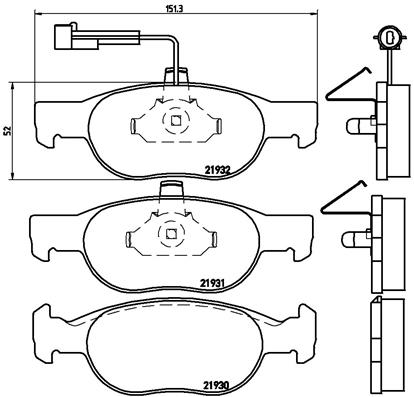 Remblokset Brembo P 23 057