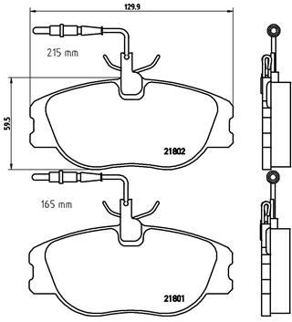 Brembo Remblokset P 23 061