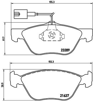 Brembo Remblokset P 23 077