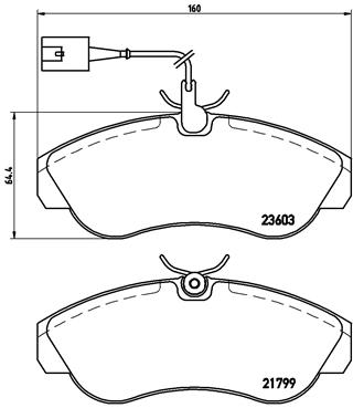 Brembo Remblokset P 23 084