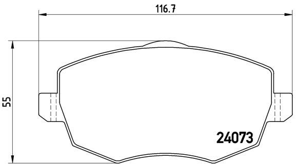 Brembo Remblokset P 23 094