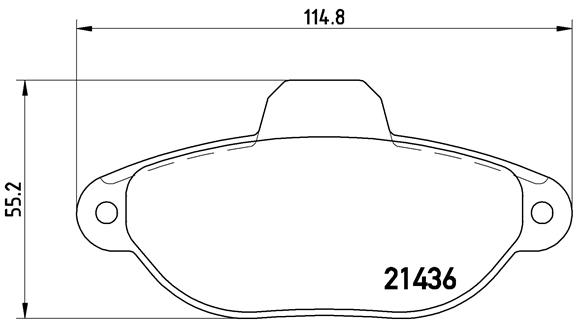 Brembo Remblokset P 23 096