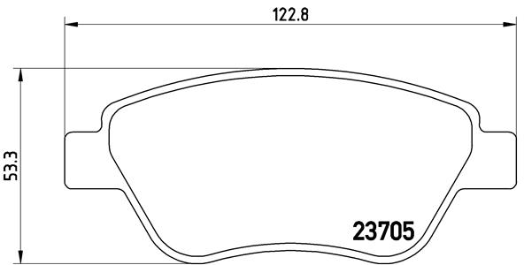 Brembo Remblokset P 23 099