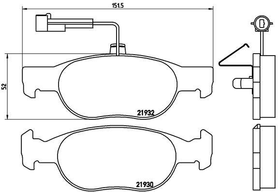 Brembo Remblokset P 23 113