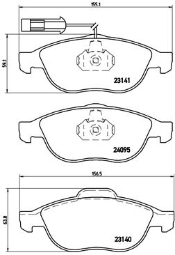 Brembo Remblokset P 23 114