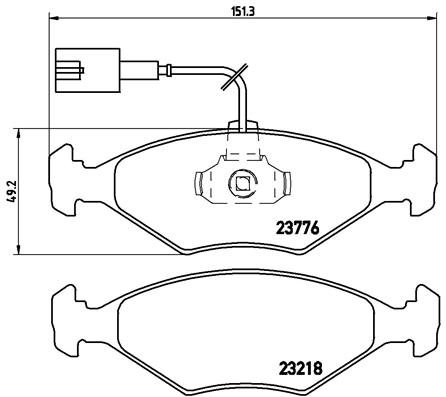 Brembo Remblokset P 23 122